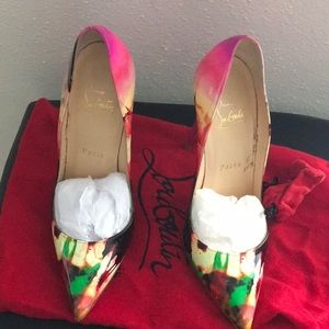 Red Bottoms: So Kate 120 Patent Tie and Dye